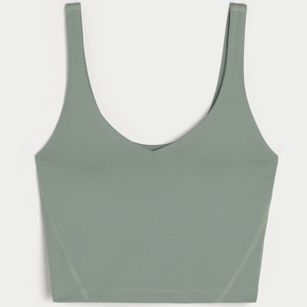 Hollister Gilly Hicks Green Athletic Tank with built in bra